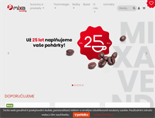 Tablet Screenshot of mixa.cz